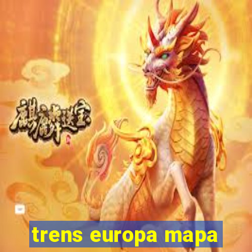 trens europa mapa